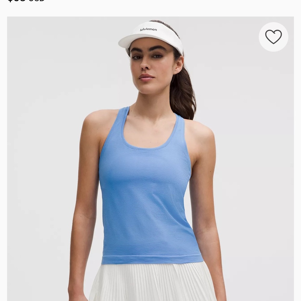 lululemon athletica Light Blue Tank Top